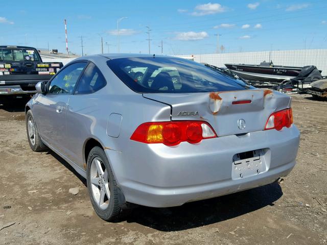 JH4DC53052C000397 - 2002 ACURA RSX TYPE-S SILVER photo 3