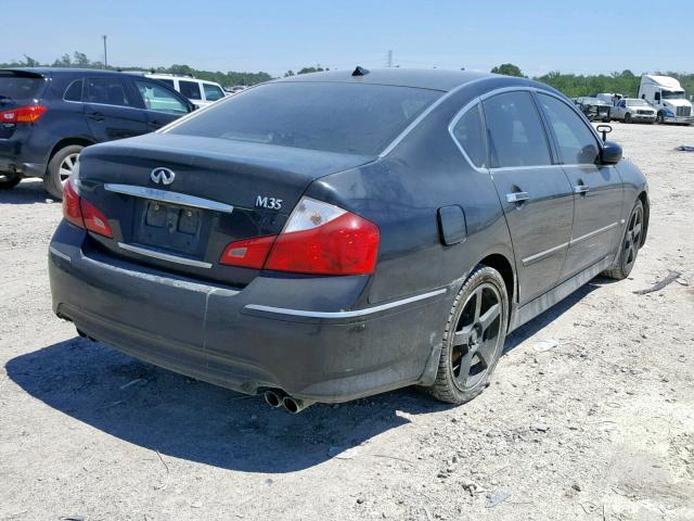 JNKAY01E78M604557 - 2008 INFINITI M35 BASE BLACK photo 4