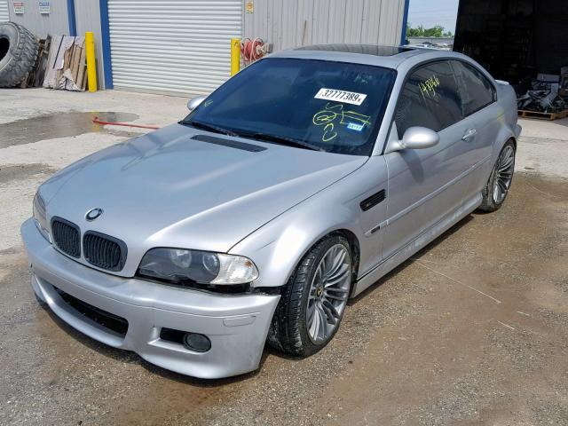 WBSBL93443JR24550 - 2003 BMW M3 GRAY photo 2