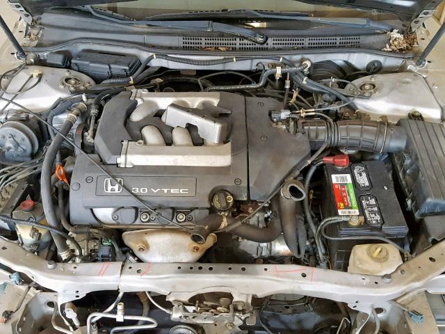 1HGCG16532A024423 - 2002 HONDA ACCORD EX SILVER photo 7