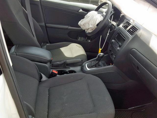 3VW2K7AJ4EM312360 - 2014 VOLKSWAGEN JETTA BASE WHITE photo 5