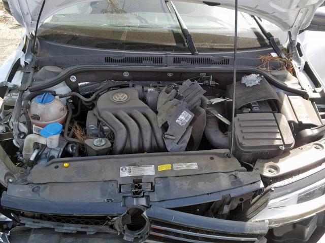 3VW2K7AJ4EM312360 - 2014 VOLKSWAGEN JETTA BASE WHITE photo 7