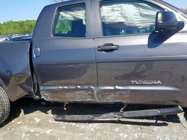 5TFRY5F11DX138463 - 2013 TOYOTA TUNDRA DOU SILVER photo 9