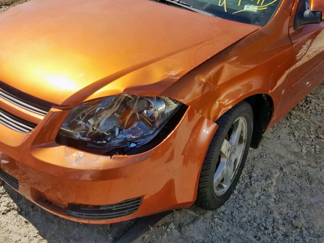 1G1AL15F867704437 - 2006 CHEVROLET COBALT LT ORANGE photo 9