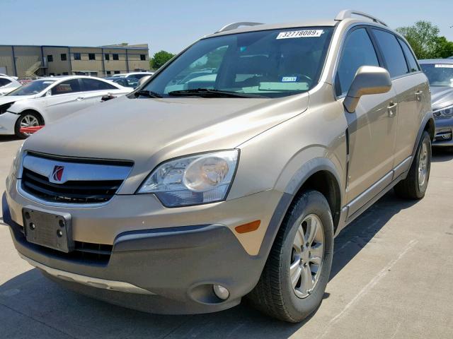 3GSCL33P98S505994 - 2008 SATURN VUE XE GOLD photo 2