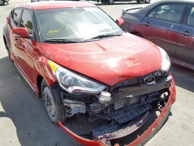 KMHTC6AE1DU132115 - 2013 HYUNDAI VELOSTER T RED photo 1