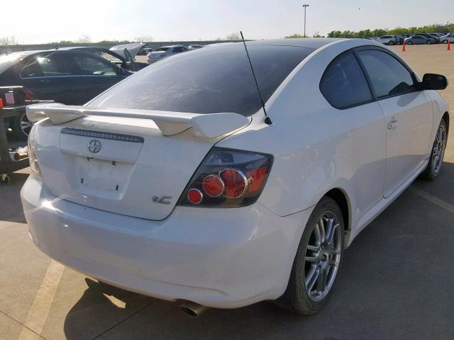 JTKDE3B71A0308156 - 2010 TOYOTA SCION TC თეთრი ფოტო 4