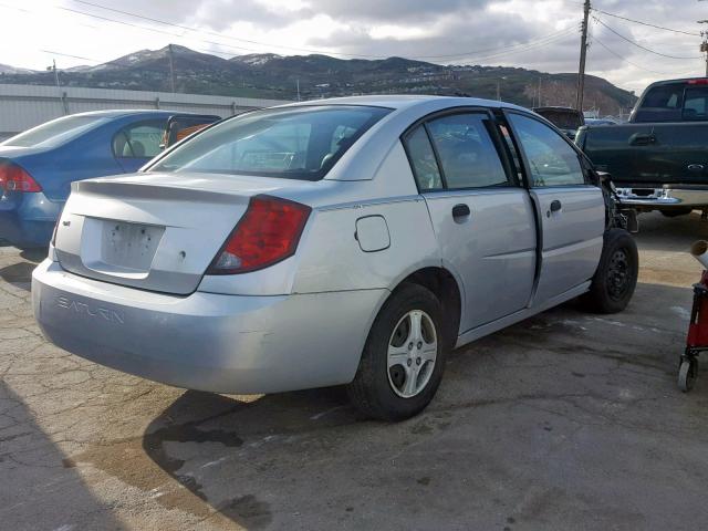 1G8AG52F24Z105696 - 2004 SATURN ION LEVEL GRAY photo 4