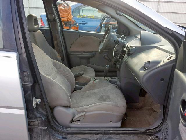 1G8AG52F24Z105696 - 2004 SATURN ION LEVEL GRAY photo 5
