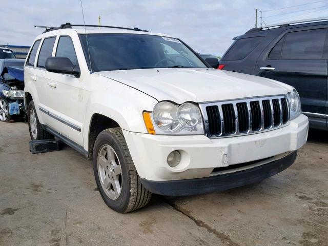 1J4HR58245C731283 - 2005 JEEP GRAND CHER WHITE photo 1