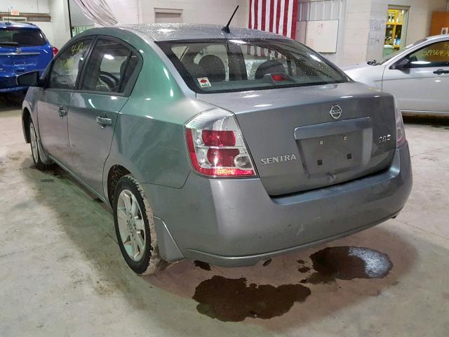 3N1AB61E27L610638 - 2007 NISSAN SENTRA 2.0 SILVER photo 3