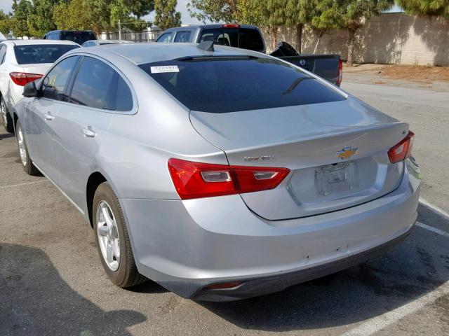 1G1ZB5ST8GF317627 - 2016 CHEVROLET MALIBU LS SILVER photo 3