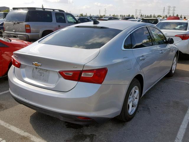 1G1ZB5ST8GF317627 - 2016 CHEVROLET MALIBU LS SILVER photo 4