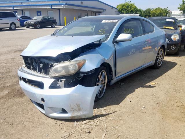 JTKDE177550021759 - 2005 TOYOTA SCION TC ლურჯი ფოტო 2