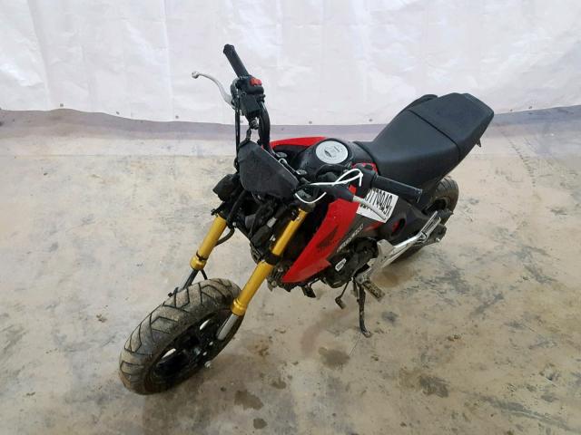 MLHJC6112F5110160 - 2015 HONDA GROM 125 RED photo 2