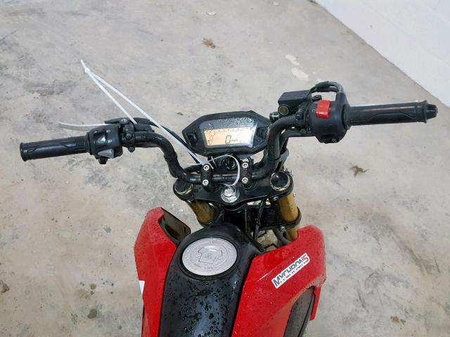 MLHJC6112F5110160 - 2015 HONDA GROM 125 RED photo 5