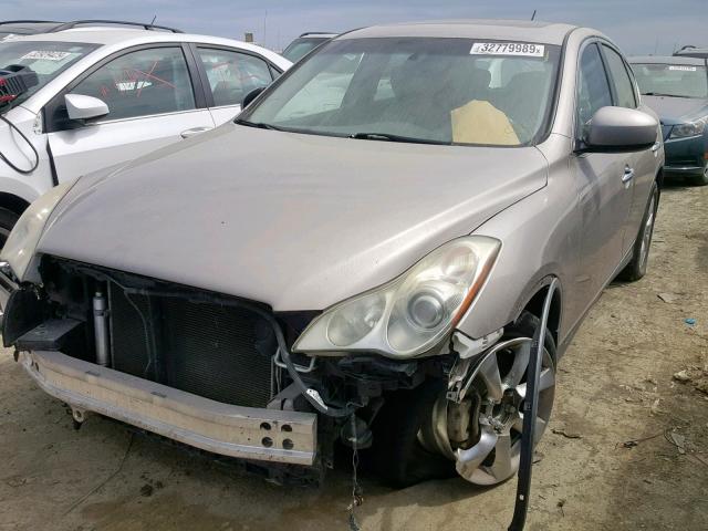 JNKAJ09E38M301459 - 2008 INFINITI EX35 BASE PINK photo 2