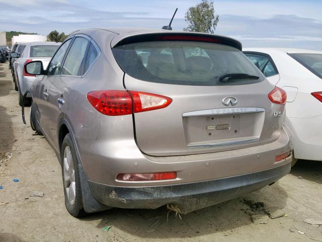 JNKAJ09E38M301459 - 2008 INFINITI EX35 BASE PINK photo 3