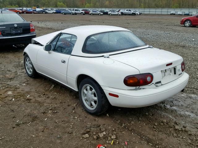 JM1NA3516P0415145 - 1993 MAZDA MX-5 MIATA WHITE photo 3