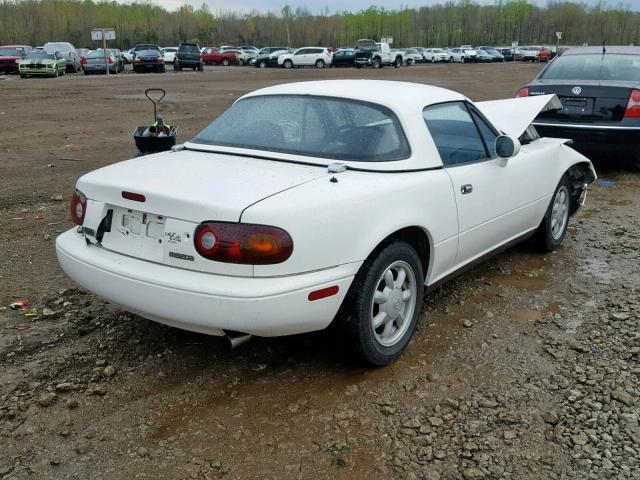 JM1NA3516P0415145 - 1993 MAZDA MX-5 MIATA WHITE photo 4