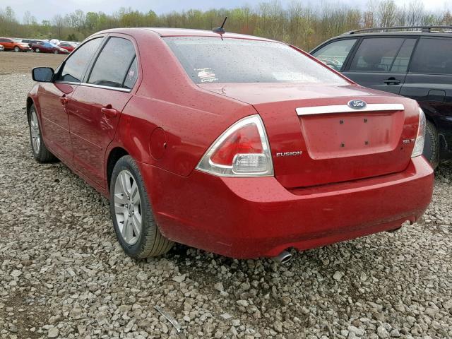 3FAHP08167R275674 - 2007 FORD FUSION SEL RED photo 3