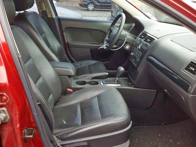 3FAHP08167R275674 - 2007 FORD FUSION SEL RED photo 5