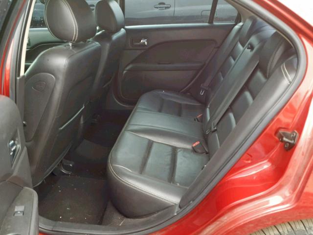 3FAHP08167R275674 - 2007 FORD FUSION SEL RED photo 6