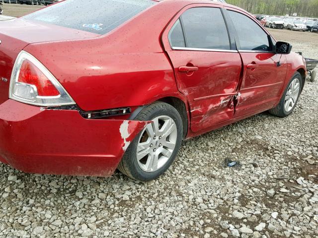 3FAHP08167R275674 - 2007 FORD FUSION SEL RED photo 9