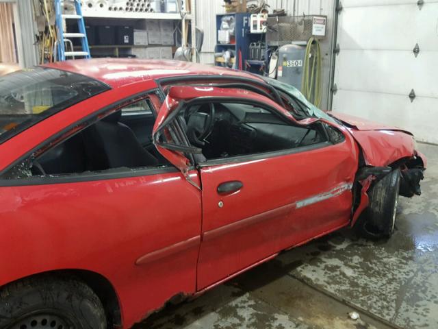 1G1JC124XX7264273 - 1999 CHEVROLET CAVALIER B RED photo 9