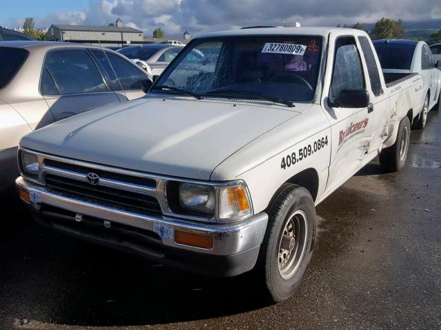 JT4RN93P8P5082918 - 1993 TOYOTA PICKUP 1/2 WHITE photo 2