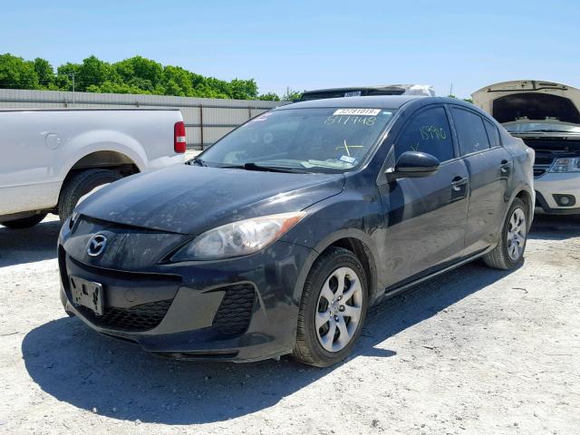 JM1BL1TF8D1817948 - 2013 MAZDA 3 I BLACK photo 2