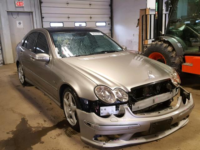 WDBRF76J05F637813 - 2005 MERCEDES-BENZ C 55 AMG SILVER photo 1