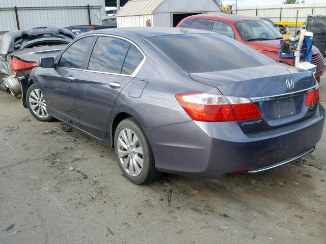 1HGCR2F87DA166187 - 2013 HONDA ACCORD EXL GRAY photo 3