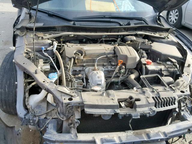 1HGCR2F87DA166187 - 2013 HONDA ACCORD EXL GRAY photo 7