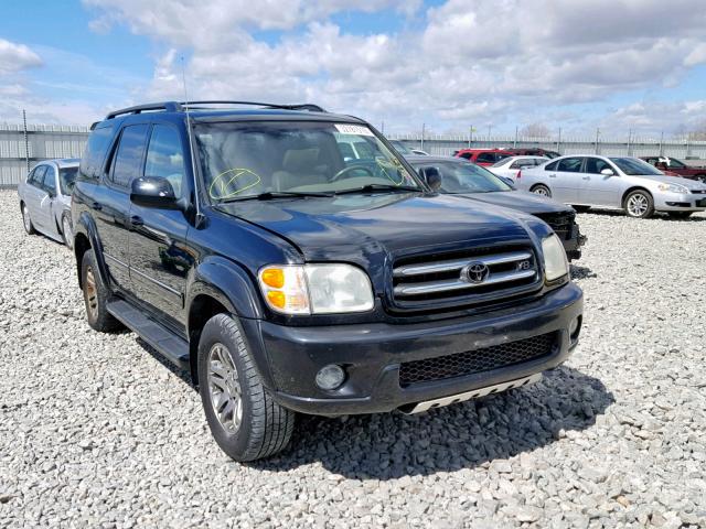 5TDBT48A54S211816 - 2004 TOYOTA SEQUOIA LI BLACK photo 1