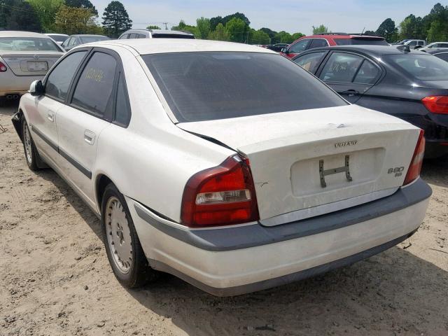 YV1TS97D8X1049465 - 1999 VOLVO S80 WHITE photo 3