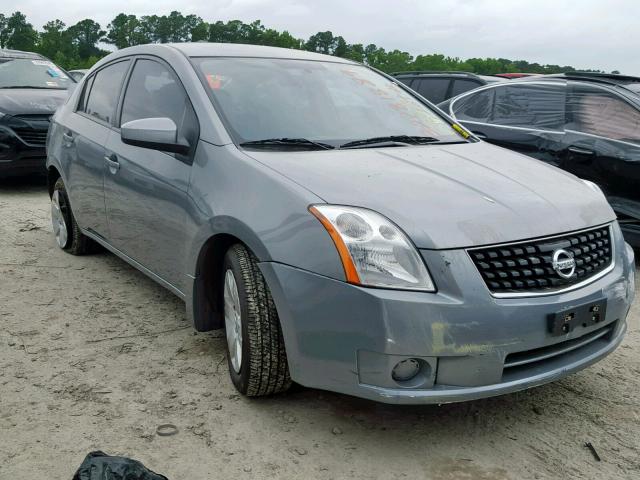 3N1AB61E08L759096 - 2008 NISSAN SENTRA 2.0 GRAY photo 1