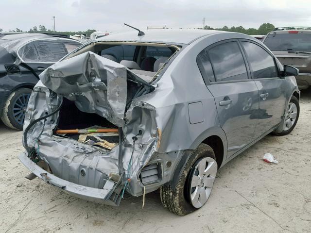 3N1AB61E08L759096 - 2008 NISSAN SENTRA 2.0 GRAY photo 4