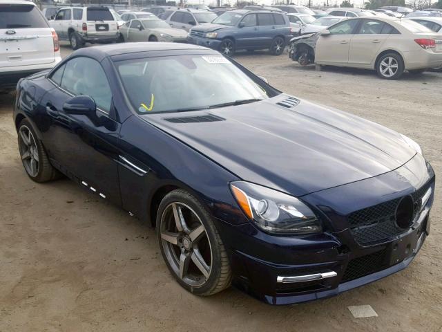 WDDPK4HA8FF105958 - 2015 MERCEDES-BENZ SLK 250 BLUE photo 1