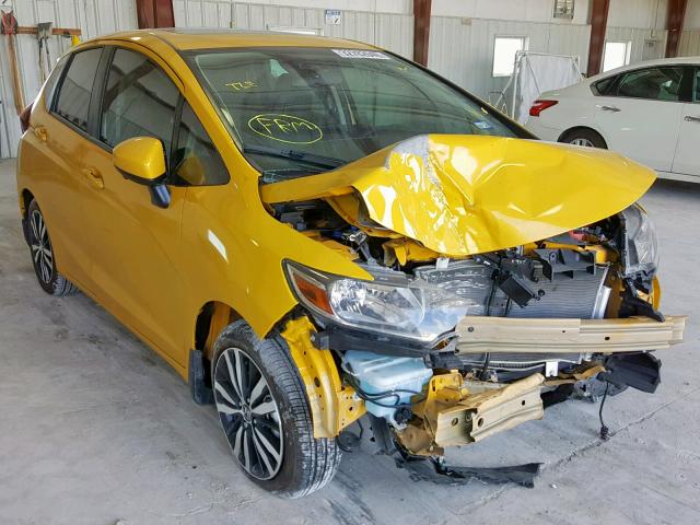 3HGGK5H00JM706198 - 2018 HONDA FIT EX YELLOW photo 1