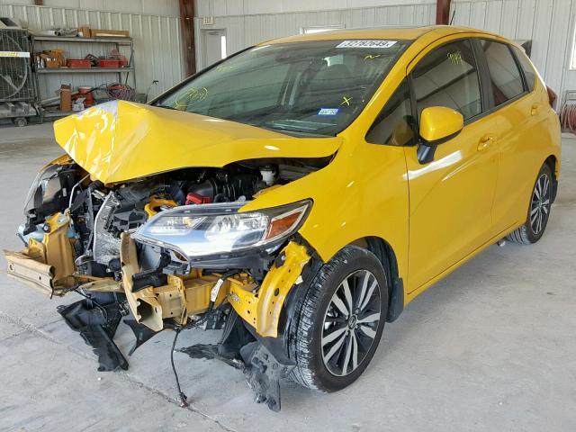 3HGGK5H00JM706198 - 2018 HONDA FIT EX YELLOW photo 2