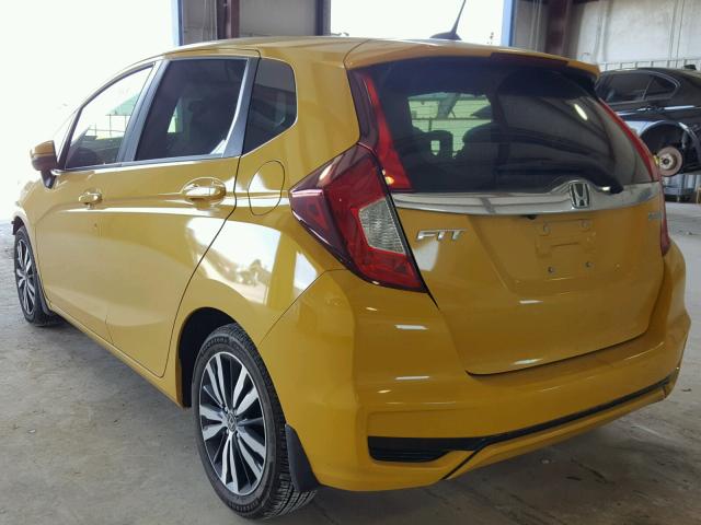 3HGGK5H00JM706198 - 2018 HONDA FIT EX YELLOW photo 3