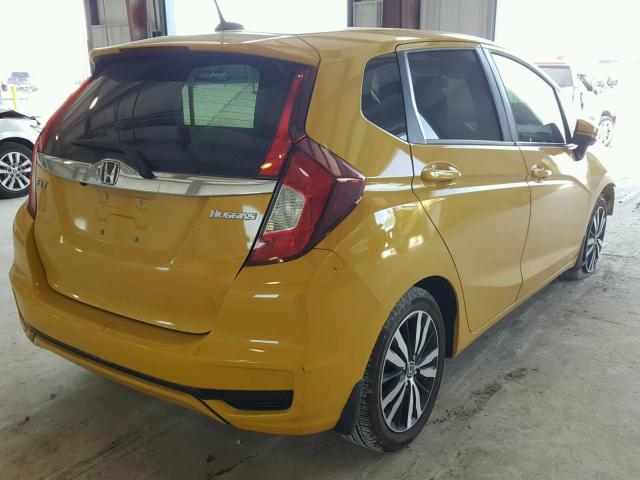 3HGGK5H00JM706198 - 2018 HONDA FIT EX YELLOW photo 4