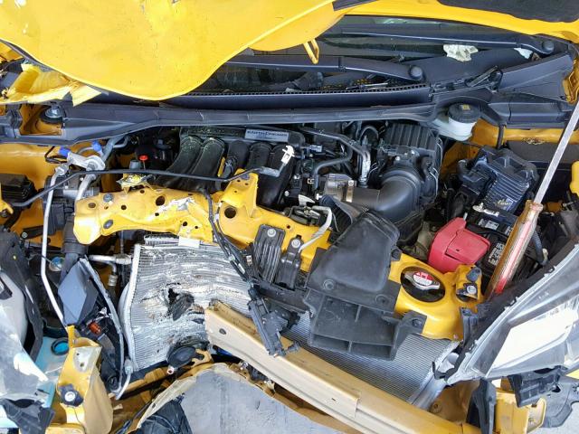 3HGGK5H00JM706198 - 2018 HONDA FIT EX YELLOW photo 7