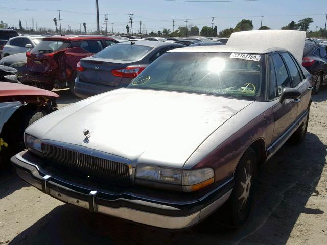 1G4CW53L6M1694753 - 1991 BUICK PARK AVENU TWO TONE photo 2