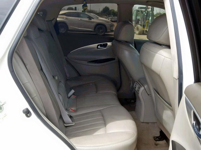 JNKAJ09F38M355353 - 2008 INFINITI EX35 BASE WHITE photo 6