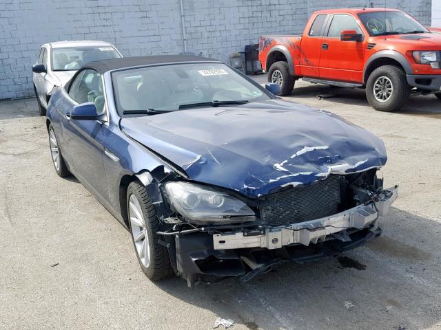 WBALW7C58CC618596 - 2012 BMW 640 I BLUE photo 1