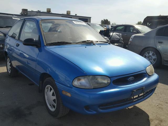 KNJLT05H3V6225761 - 1997 FORD ASPIRE BLUE photo 1