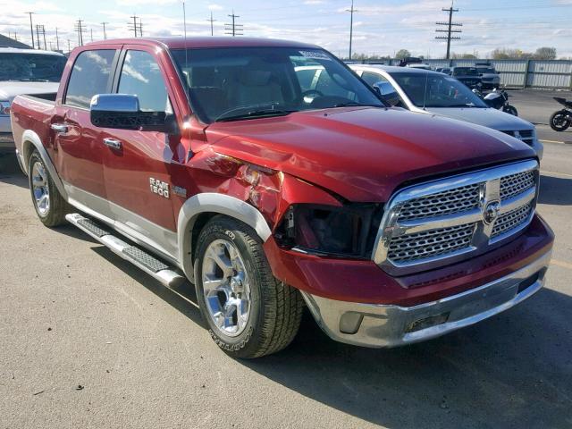 1C6RR7NT5DS569811 - 2013 RAM 1500 LARAM RED photo 1