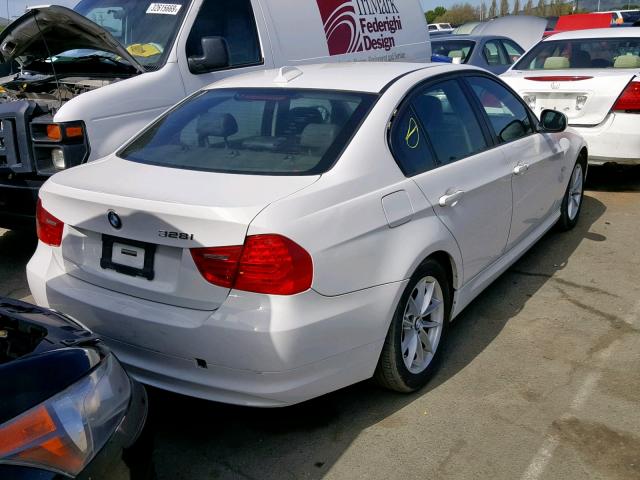 WBAPH5G55ANM36902 - 2010 BMW 328 I SULE WHITE photo 4